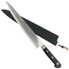 Нож кухонный "Слайсер" для тонкой нарезки 27 см с чехлом