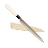 Нож кухонный "Янагиба" для суши сасими 21 см с деревянным чехлом