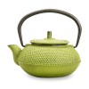 Чугунный чайник зеленый